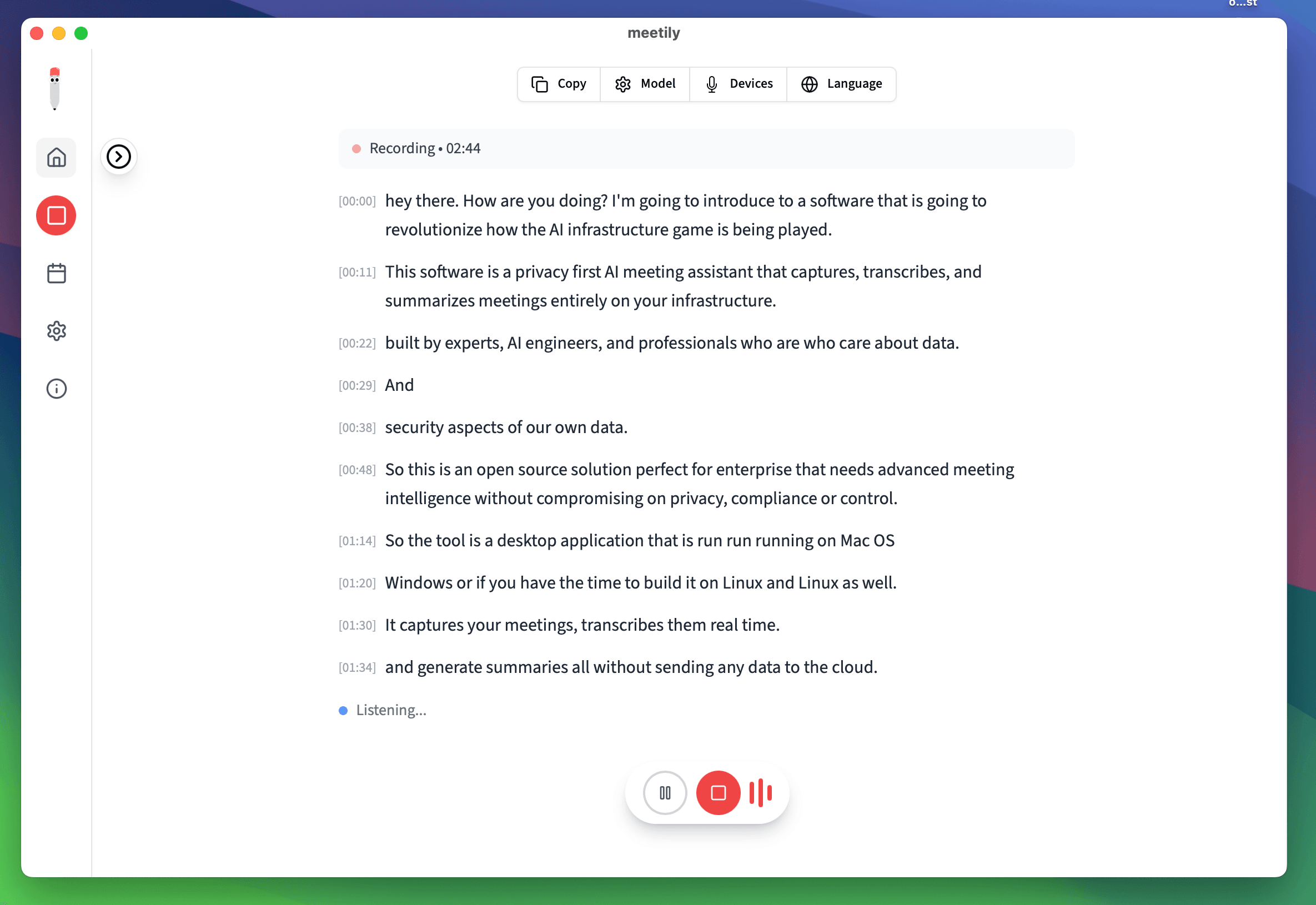 Meetily vs Granola - Cross-Platform Meeting Assistant